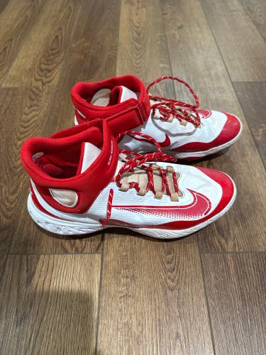 White Men's Size M 12.0 (W 13.0) Adult Nike Huarache (Used)