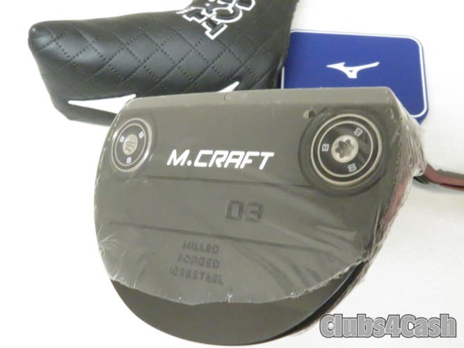 Mizuno OMOI 03 Putter Mallet Black ION KBS Black 35" +Cover & Weight Kit  NEW