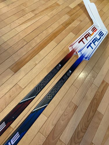 2 Pack  New True Hzrdus 9x4 Goalie Stick Mandolese 25”