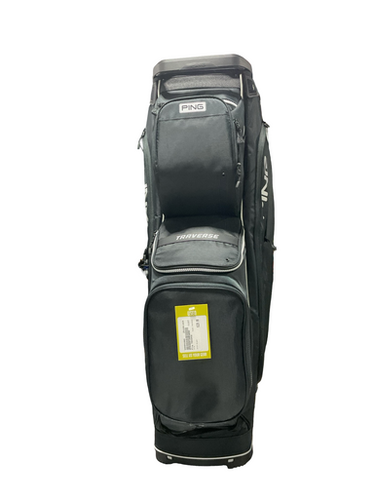 Used Ping TRAVERSE Mens Cart Bag Black 11834-S000043969