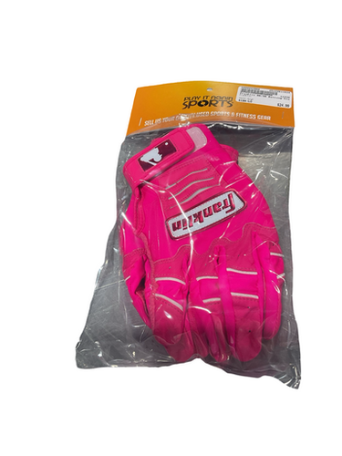 Used Franklin BB/SB Batting Gloves Pink LG 11834-S000043966