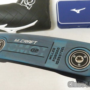 Mizuno OMOI 02 Putter Blue ION  KBS Black 34" +Cover & Weight Kit   Near MINT