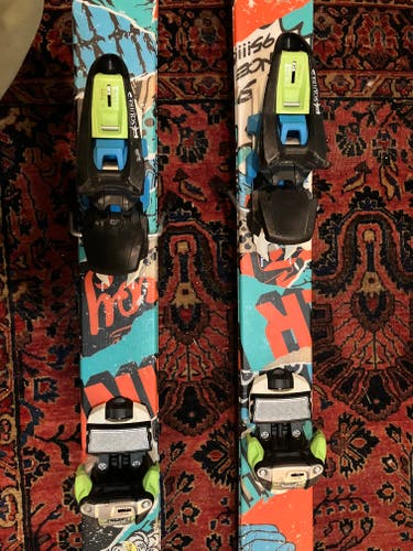 Men's 2013 Park 167 cm Line Mastermind Skis With Bindings Max Din 11 (Used)