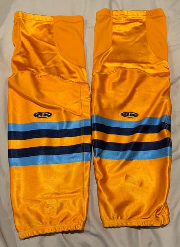 TOLEDO WALLEYE  GAME WORN SOCKS SIZE LARGE