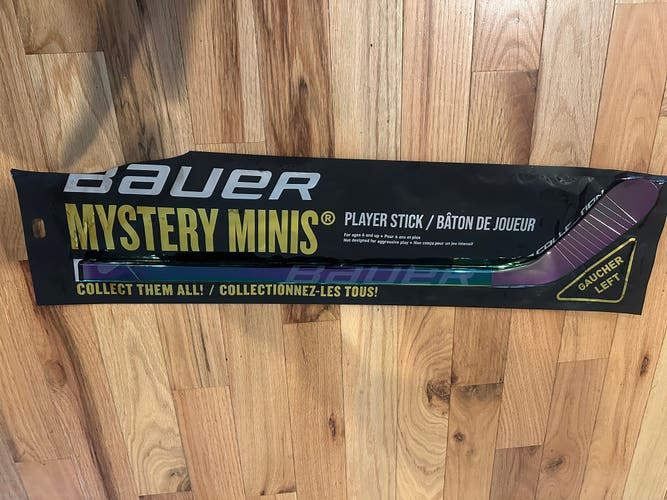 Youth Bauer Mystery Mini Left Hand Hockey Stick Less Than 30 Flex (New)