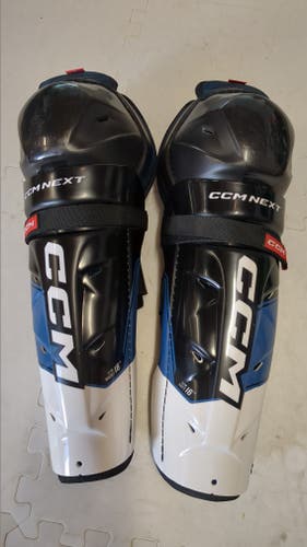 Senior CCM Next 16" Shin Pads (New)