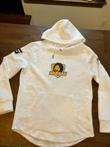 Excelsior Games Nassau County White Hoodie NWOT