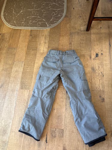 Gray Youth Medium Quicksilver Snow Pants (New)