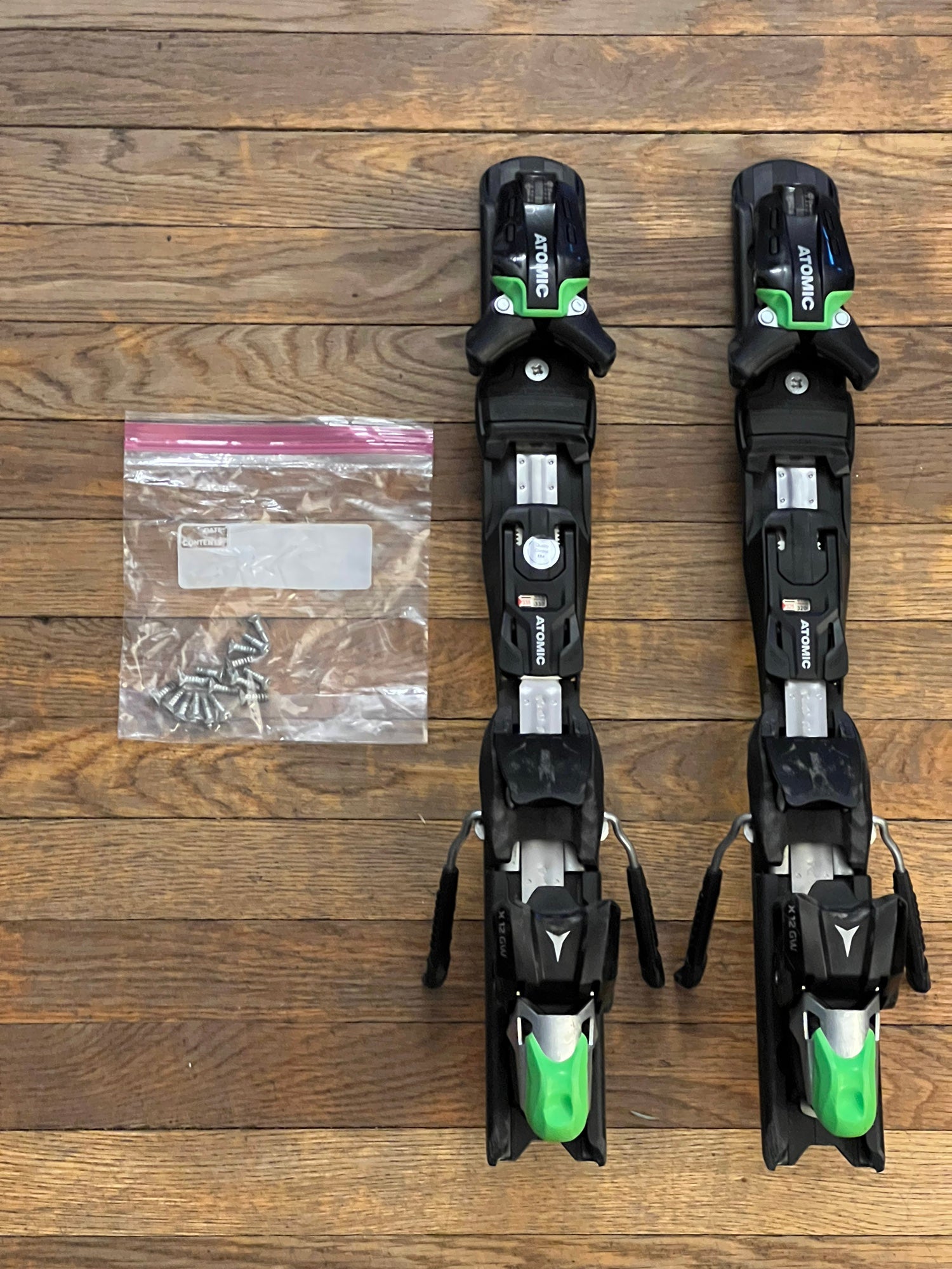 Atomic X12 GW Carving Ski Bindings 80 mm Brake Width Max Din 12