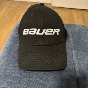 Black Adult Unisex Small / Medium Bauer Hat (New)
