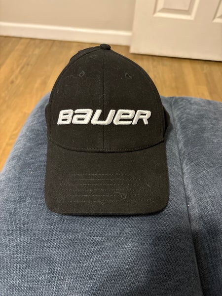 Black Adult Unisex Small / Medium Bauer Hat (New)