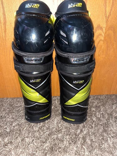 Senior Bauer Supreme Ultrasonic 15" Shin Pads (Used)