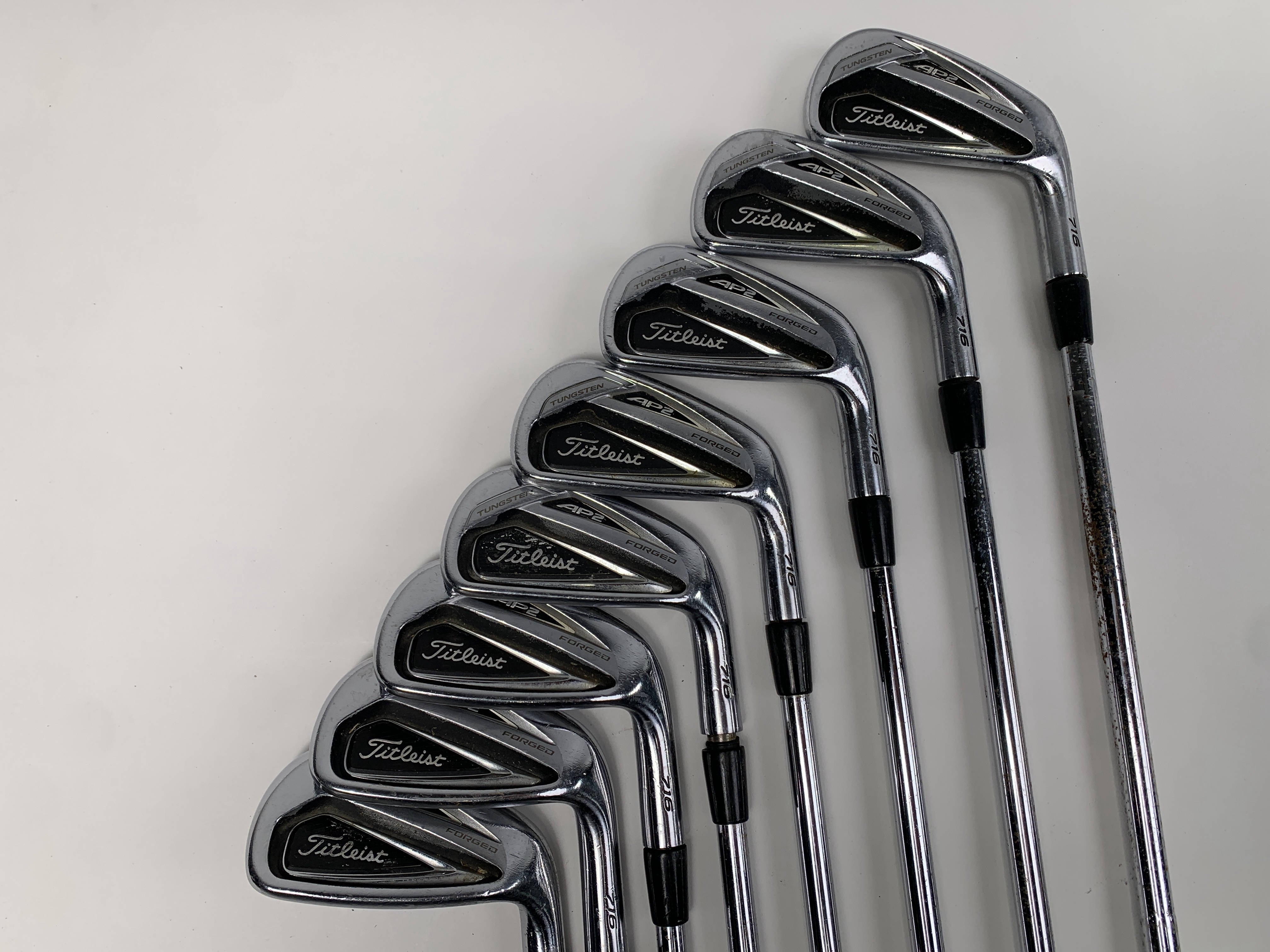 Titleist 718 AP2 Iron Set 5-PW KBS Tour Extra Stiff Steel Mens RH