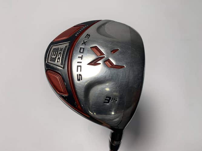 Tour Edge Exotics XCG3 3 Fairway Wood 15* Motore Exotics 75g Regular RH