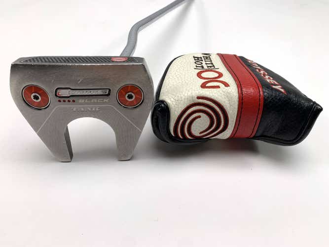 Odyssey O-Works Black 7 Tank Putter 34" Mens RH W/Head Cover
