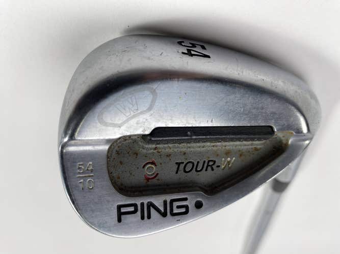 Ping Tour-W Brushed Silver 54* 10 Bounce W-Grind Black Dot AWT Stiff Steel RH