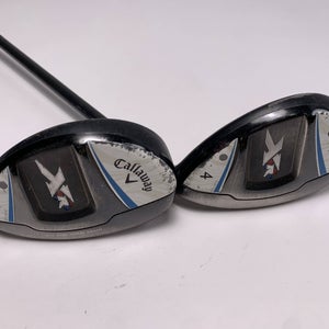 Callaway XR OS 4 & 5 Hybrid Set 24* 27* Bassara 50x5ct 50g Ladies Womens RH