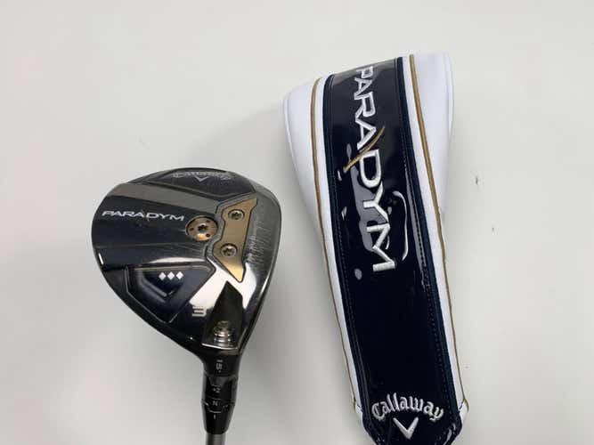 Callaway Paradym Triple Diamond 3 Fairway Wood 15* Aldila Ascent 40g Senior RH