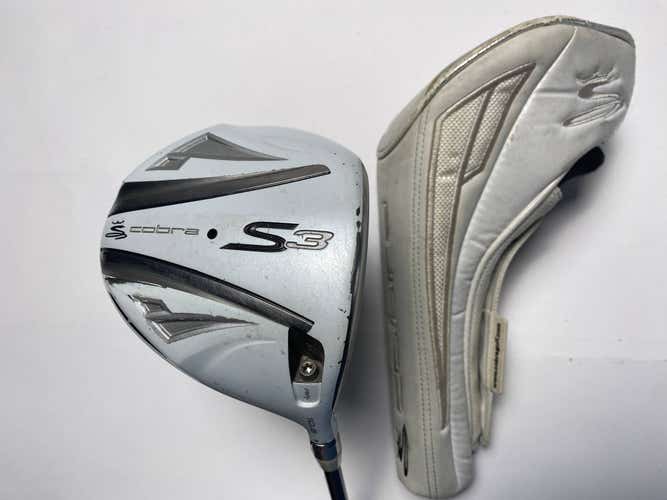 Cobra S3 White Driver 10.5* Aldila RIP Beta 60g Regular Graphite Mens RH HC