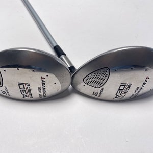 Adams Tight Lies Womens 2013 3 & 5 Fairway Wood Set 15* 18* Idea Womens RH