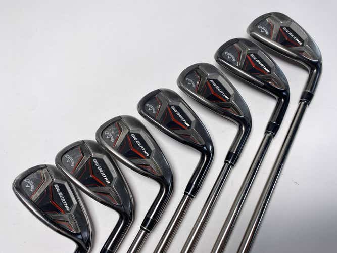 Callaway Big Bertha 2015 Iron Set 6-PW+AW+SW Recoil ZT9 470 F4 Stiff Graphite RH