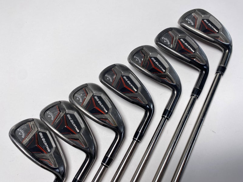 Callaway Big Bertha 2015 Iron Set 6-PW+AW+SW Recoil ZT9 470 F4 Stiff Graphite RH