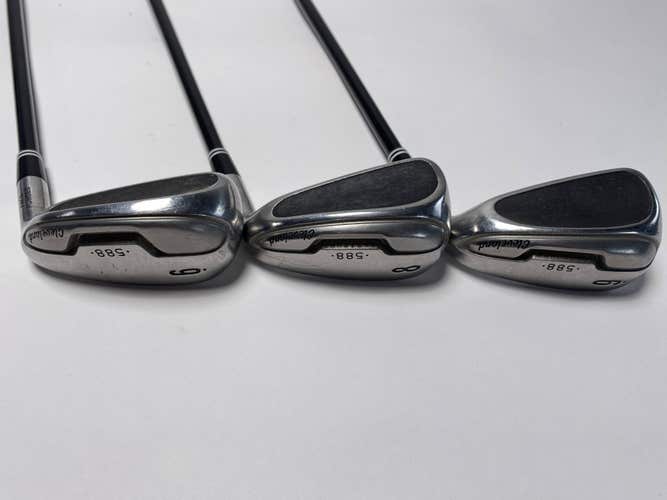 Cleveland 588 Hybrid Set 6 8 9 28* 34* 37* UST Mamiya Action Lite 55g Mens RH