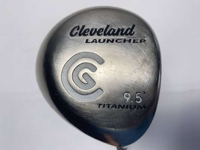 Cleveland Launcher Titanium Driver 9.5* Launcher Gold 65g Stiff Graphite Mens RH