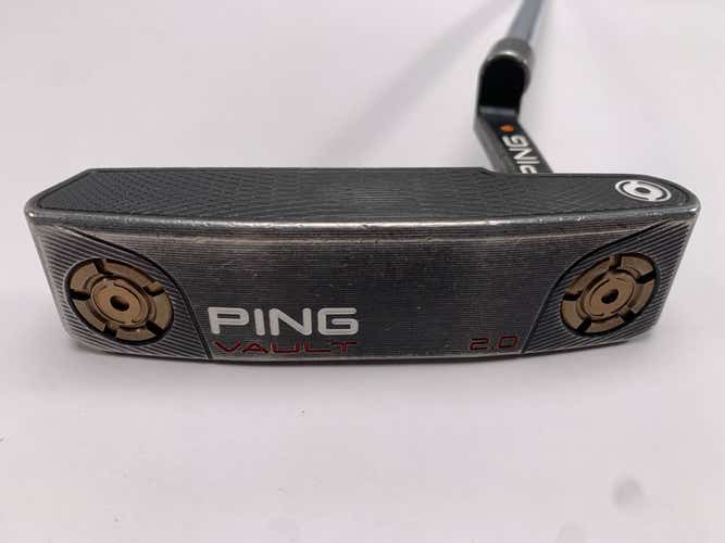 Ping Vault 2.0 Dale Anser Putter 34" Orange Dot 2* Flat Mens RH
