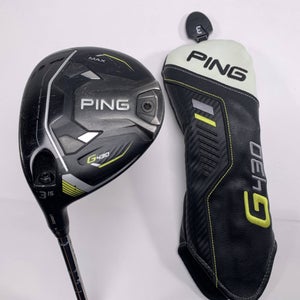 Ping G430 Max 3 Fairway Wood 15* Tour 2.0 75g Regular Graphite Mens LH HC