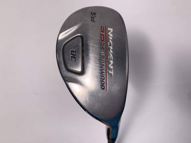 Nickent 3DX Ironwood DC 3 Hybrid 20* Aldila NV Green Hybrid Stiff Mens RH