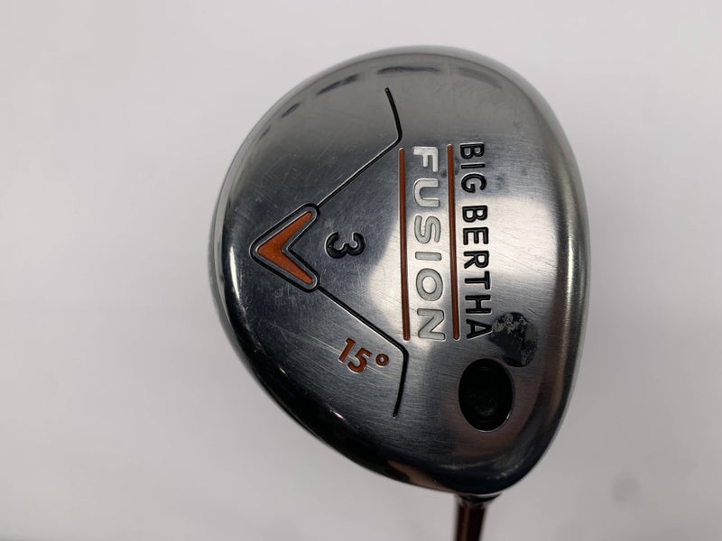Callaway Big Bertha Fusion 3 Fairway Wood 15* Aldila NVS Orange 55g Senior RH