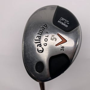 Callaway Fusion FT Hybrid 5 Hybrid 26* Aldila NVS Hybrid 70g Ladies LH