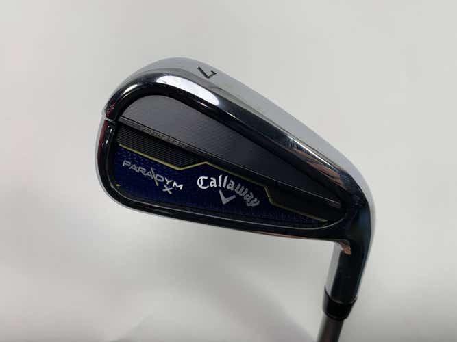 Callaway Paradym X Single 7 Iron Aldila Ascent 50g Senior Graphite Mens RH
