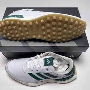 Adidas S2G SL Leather 24 Golf Shoes White Green Men's SZ 9.5 (IF0299)