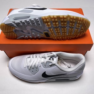 Nike Air Max 90 G Golf Shoes White Black Gum Men's SZ 10 (HV9305-102)