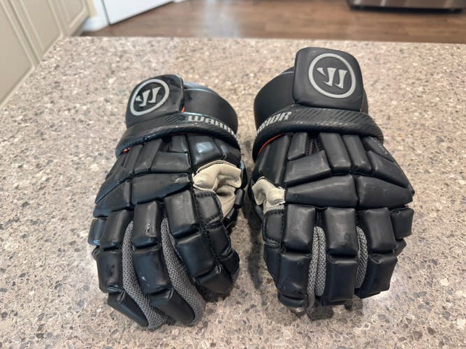 Warrior Burn Lacrosse Gloves Extra Large (Used)