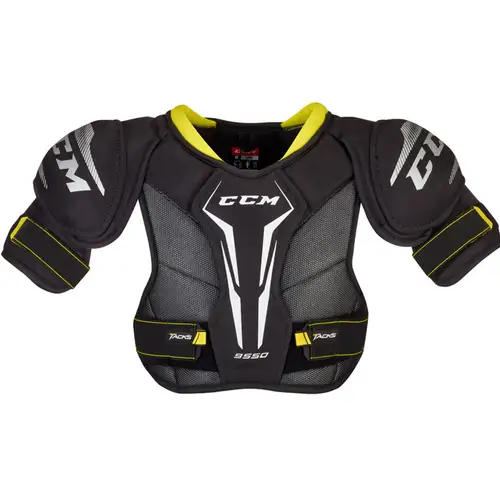 CCM Tacks 9550 Senior Ice Hockey Shoulder Pads Size Medium Black NEW