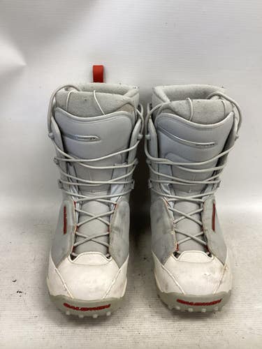 Used Salomon VIGIL Womens Snowboard Boots Grey Senior 8 11851-S000041503