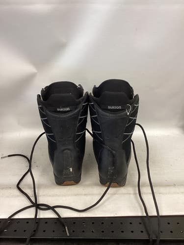 Used Burton MOTO Mens Snowboard Boots Black Senior 10 11851-S000041541