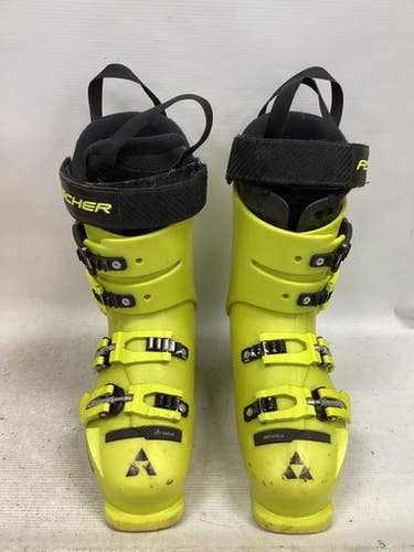 Used Fischer RC4 PODIUM 70 Mens DH Ski Boot Yellow 240 MP - J06 - W07 11851-S000041536