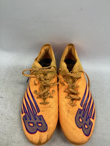Used New Balance Soccer Cleats Orange Senior 12.5 11851-S000041326