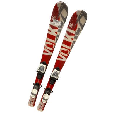 Used Volkl UNLIMITED Boys DH Ski/Binding Red 120 cm 11883-S000153701