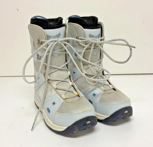 5150 Women's All-Mountain Snowboard Boots Light Blue US 9 EU 40 EXCELLENT