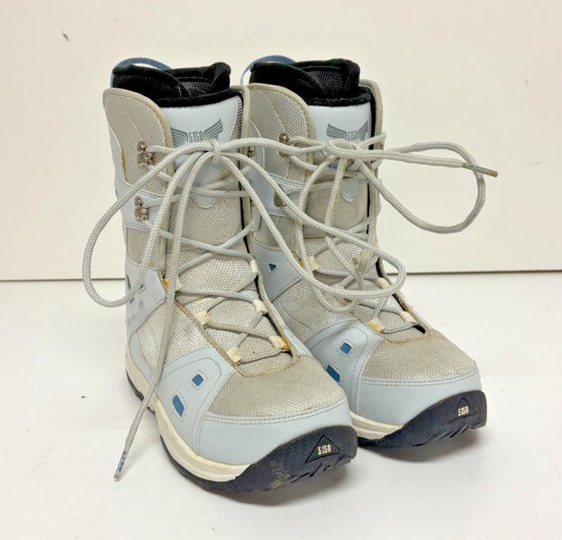 5150 Women's All-Mountain Snowboard Boots Light Blue US 9 EU 40 EXCELLENT
