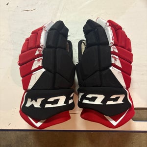 CCM JetSpeed FT485 Gloves 15" Pro Stock (Used)