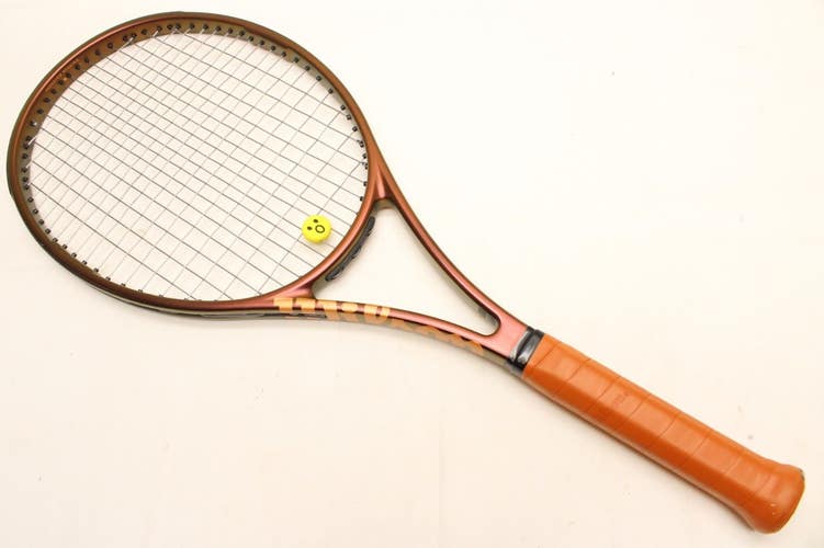 *USED* WILSON PRO STAFF "X" VER 14 TENNIS RACQUET (4 3/8) FROM A COLLECTOR