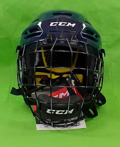 Medium Senior CCM Tacks 210 Helmet (New) Navy