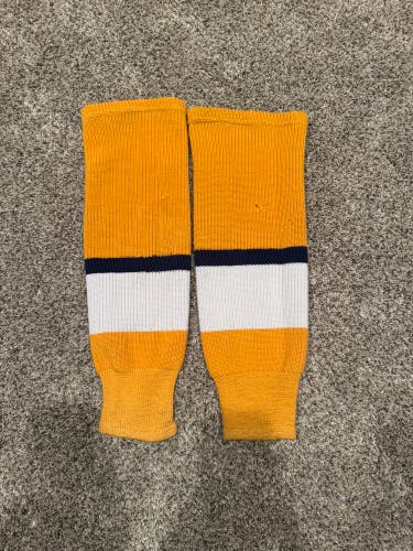 Yellow Youth 18” Knit Hockey Socks (Used)
