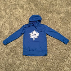 White Maple Leaf Kids Unisex Large Unbranded Blue Sweatshirt with Team Tennessee logo (Used)